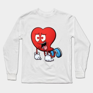 Drooling Heart In Love Long Sleeve T-Shirt